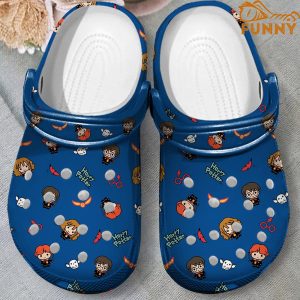 Kawaii Trio Harry Potter Crocs Dark Blue 1