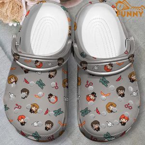 Kawaii Trio Harry Potter Crocs Grey 3