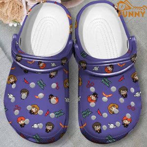 Kawaii Trio Harry Potter Crocs Purple 2