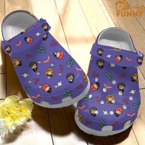 Kawaii Trio Harry Potter Crocs Purple 3