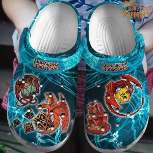 Mystery Blue Dungeons Dragon Crocs