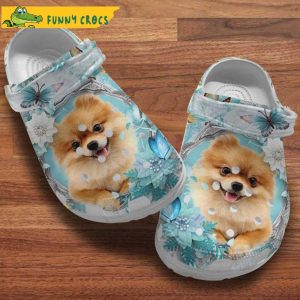 Pomeranian Dog Face Crocs