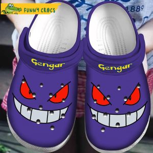 Purple Gengar Pokemon Crocs