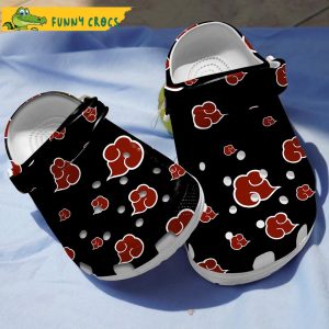 Red Clouds Naruto Crocs 1