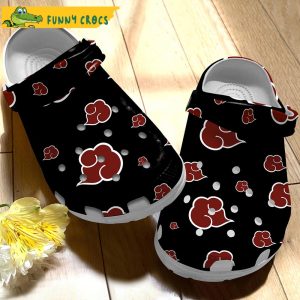 Red Clouds Naruto Crocs 2