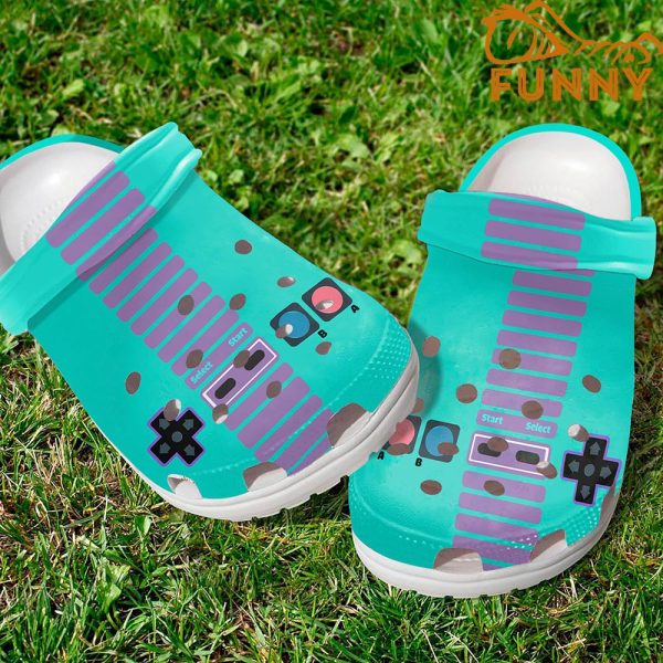 Retro Gamer Crocs