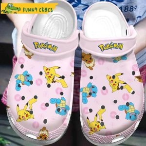 Sweety Squirrel And pikachu Pokemon Crocs