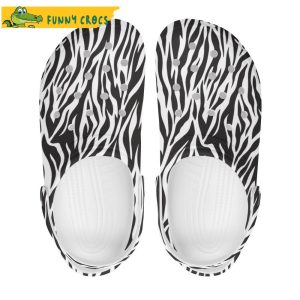 Women’s Crocs Zebra Print Slip On Shoes Gift For Friend