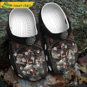 3D Viking Man Funny Crocs