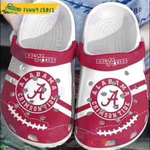 Alabama Crimson Tide Red-White Ncaa Crocs