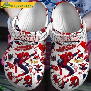 Amazing Night Monkey Spider Man Crocs Slippers