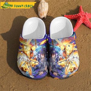 Anime Sasuke Naruto Crocs Clog Shoes