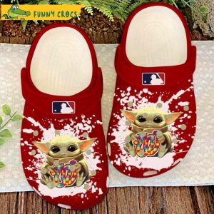 Autism Washington Nationals Mlb Baby Yoda Crocs