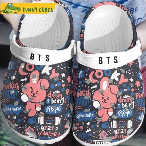 BT21 Cooky Pattern Bts Crocs