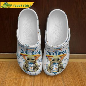 Baby Yoda Dutch Bros Coffee Funny Crocs