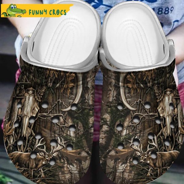 Beautiful Deer Hunting Crocs Slippers