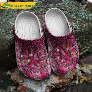 Breast Cancer Awareness Sunflower Crocs Slippers 2