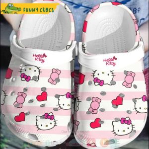 Candy Heart Hello Kitty Crocs