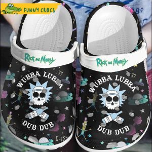 Cartoon Chemistry Wubba Lubba Rick And Morty Crocs