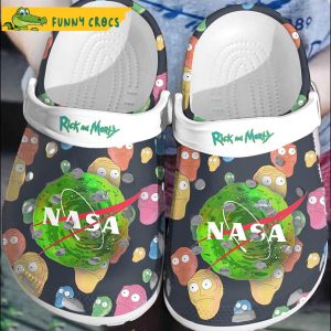 Cartoon Nasa Rick And Morty Crocs