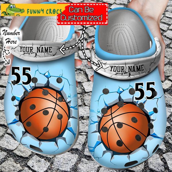 Custom And Number Basketball Crocs