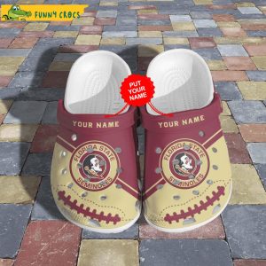 Custom Florida State Seminoles Football NCAA Crocs Slippers