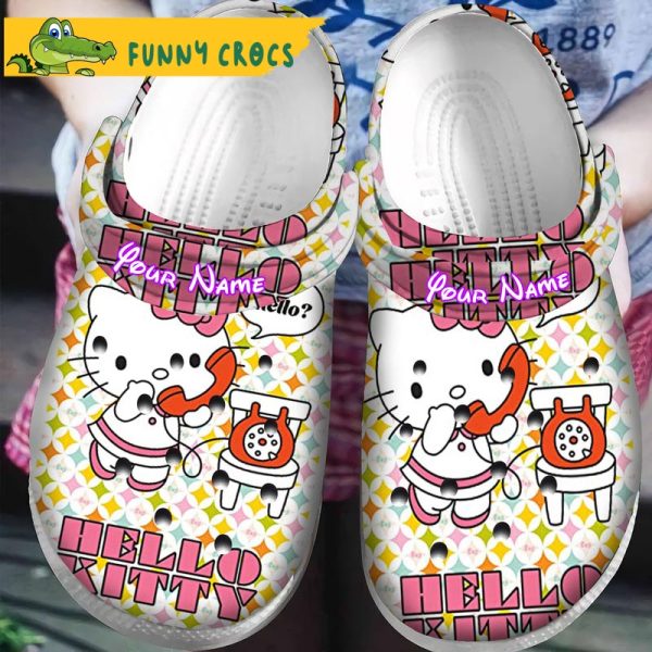 Custom Hello Kitty Phone Funny Crocs