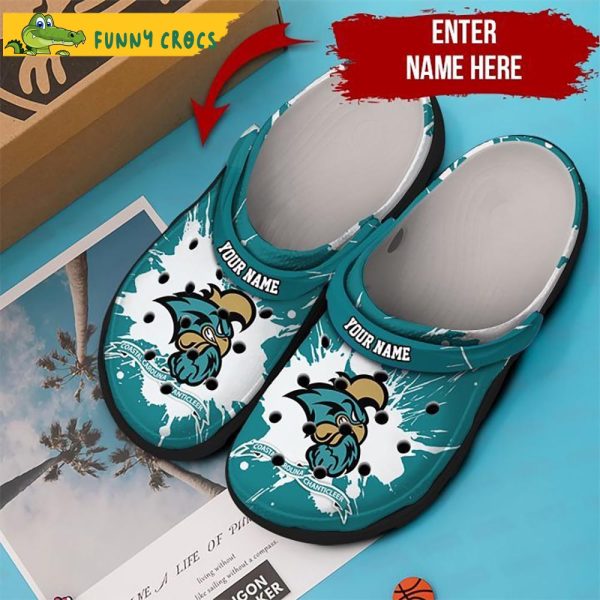 Custom Name Coastal Carolina Chanticleers Ncaa Football Crocs