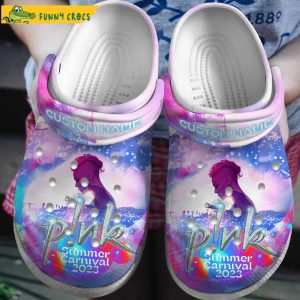 Custom Summer Carnival 2023 P!nk Crocs