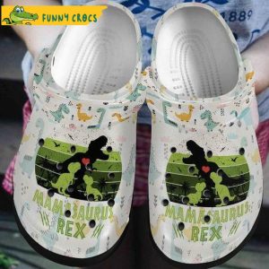 Cute Dinosaur Mamasaurus Rex Jurassic Park Crocs