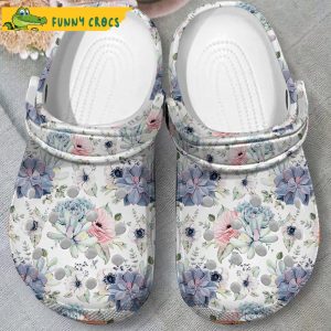 Cute Succulent Garden Crocs 3