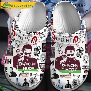 Depeche Mode Limited Edition White Crocs