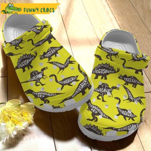 Dinosaurs Yellow Jurassic Park Crocs