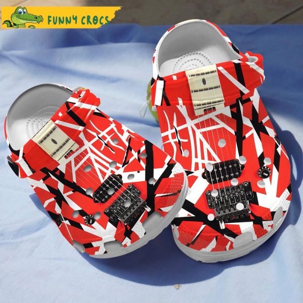 EVH Guitar Music Gifts Crocs Clog Shoes