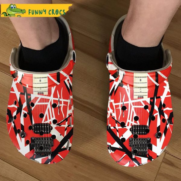 EVH Guitar Music Gifts Crocs Clog Shoes