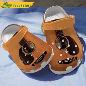 Funny Acoustic Guitar Crocs Clog Shoes 1