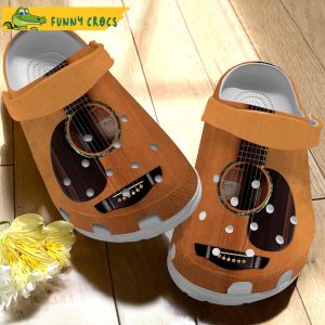 Funny Acoustic Guitar Crocs Clog Shoes 2