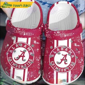 Funny Alabama Crimson Tide Red Ncaa Crocs Clog Shoes