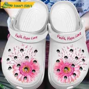 Funny Breast Cancer Pink Crocs Slippers 2