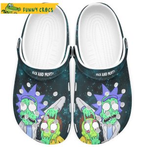 Funny Cartoon Rick And Morty Crocs Clog Shoes