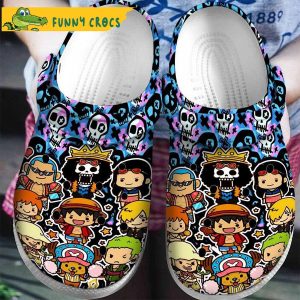 Funny Chibi Straw Hats One Piece Crocs