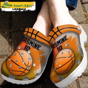 Funny Customized Is life Basketball Crocs