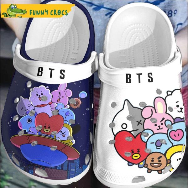 Funny Icoins Spaceship Bts Crocs