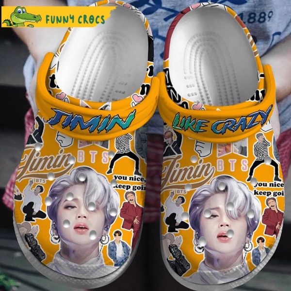 Funny Jimin Orange Bts Gifts Crocs