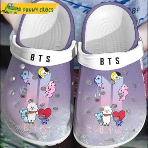 Funny Logo And BT21 Bts Crocs