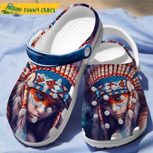 Girl Limited Edition Native American Crocs