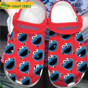 Happy Cookie Monster Muppet Crocs