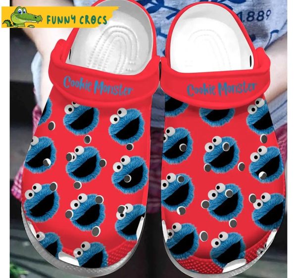 Happy Cookie Monster Muppet Crocs