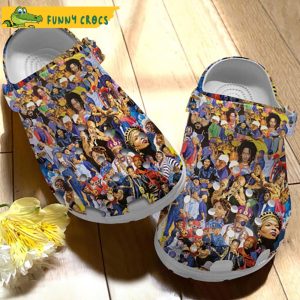 Hip Hop Legends Music GIfts Crocs Slippers 1