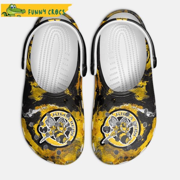 Killa Bees Pattern Wu Tang Crocs